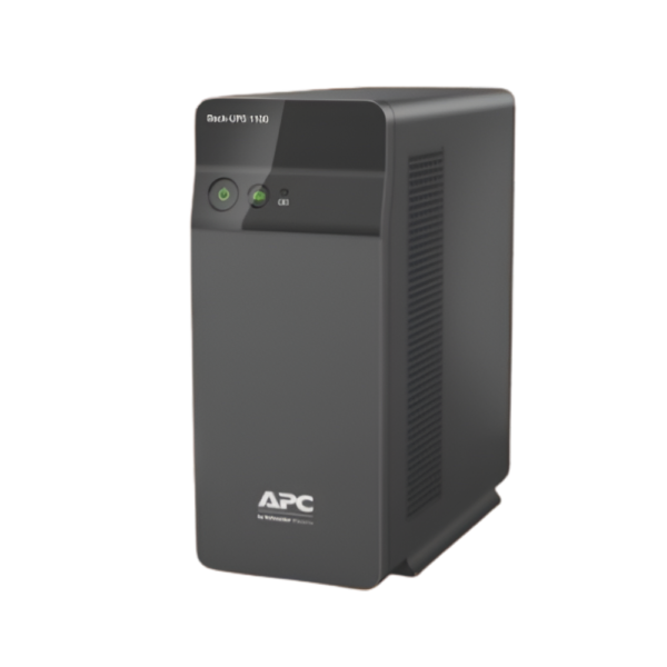 APC Back-UPS 1100VA, 230V, without auto shutdown software, 5 India outlets (1 surge)