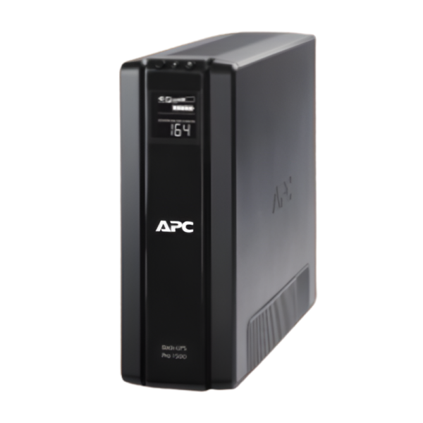 APC Back-UPS Pro, 1500VA/865W, Tower, 230V, 6x 6A Indian outlets, AVR, LCD, User Replaceable Battery