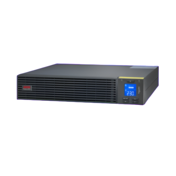 APC Easy UPS On-Line, 1000VA, Rackmount 2U, 230V, 4x India outlets, Intelligent Card Slot, LCD, W/O rail kit